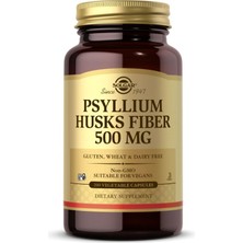 Psyllium Husks Fibre 500 Mg 200 Bitkisel Kapsül