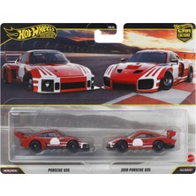 1:64 Ölçekli Araçlardan Oluşan 2'li Hot Wheels Premium Car Culture Paket, Benzersiz Çiftler, Real Riders Tekerlekler, Metal/metal Şasi, Koleksiyonculara Uygun Hediye, JHW51