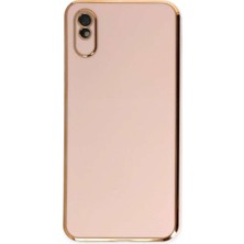 Bin1çeşit Redmi 9A Kılıf Volet Silikon - Pembe