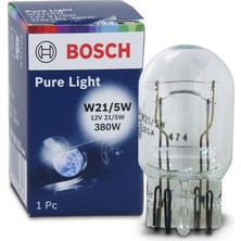 Bulb 1pcs 12V 21/5W W21/5W Pure Lıght 1987302252