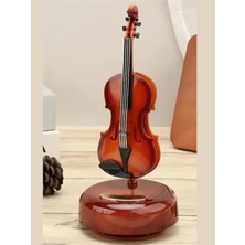 Hareketli Keman Müzik Kutusu - Nostaljik Keman Müzikli Dönence
