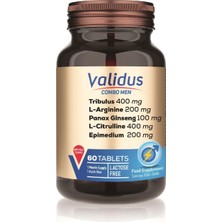 Combo-Men Tribulus 400 Mg + L-Arginine 200 Mg + Maca 100 Mg 60 Tablets