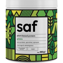 Saf Bitkisel Protein + Superfood Mix, Greens (360 Gr)