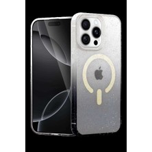 Bin1çeşit iPhone 14 Pro Pummel Shiny Magsafe Kapak - Siyah