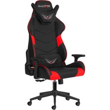Samurai Ss Oyuncu Koltuğu Premium Pu Deri Gaming Koltuk (Deri, Kırmızı)