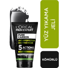 Men Expert Pure Charcoal Cilt Problemlerine Karşı Savaşan Yüz Yıkama Jeli 100 ml