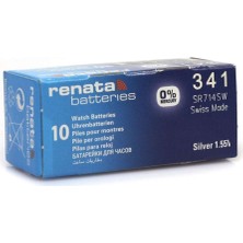 Bin1çeşit Renata 341 SR714SW 1.55V Alkalin Saat Pili 10 Adet
