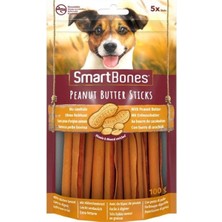 Peanutbutter Yer Fıstıklı Çiğneme Çubukları 5'li, 100 gr Köpek Ödülü