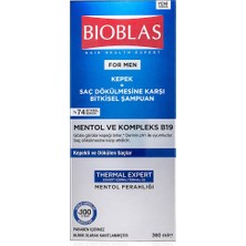 Thermal Expert Şampuan – Kepek ve Saç Dökülmesine Karşı, Termal Su & Mentol Içerikli, Bitkisel Kompleks B19, 360 ml