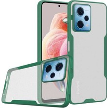 Bin1çeşit Redmi Note 12 5g Kılıf Platin Silikon - Yeşil