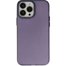 Bin1çeşit iPhone 14 Pro Max Kılıf Modos Metal Kapak - Mor