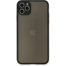 Bin1çeşit iPhone 11 Pro Max Kılıf Montreal Silikon Kapak - Siyah