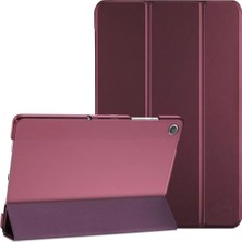 Samsung Galaxy Tab A11 Plus 11 Inç Kılıf - Uyku Modlu ve Darbeye Dayanıklı Kaplama (Mürdüm, Galaxy Tab A11 Plus 11 Inç)