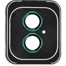 Bin1çeşit iPhone 16 Pvd Metal Kamera Lens - Yeşil
