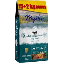 Mystic Az Tahıllı Yetişkin Köpek Maması Kuzulu 15+2 kg