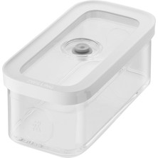 Fresh & Save Cube Kutu, Boyut M, Modüler ve Istiflenebilir Saklama Kabı, Hava Geçirmez ve Vakumlanabilir Saklama, Bulaşık Makinesinde Yıkanabilir, Şeffaf