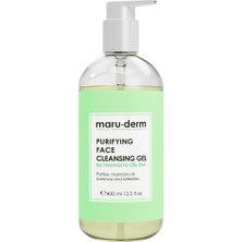 Maruderm Karma ve Yağlı Ciltler Için Yüz Yıkama Jeli – Salisilik Asit ile Arındırıcı Günlük Temizleyici, Bitki Proteinleriyle, 400 ml