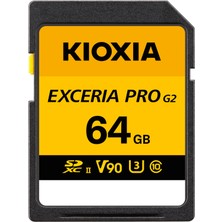 Excerıa Pro G2 64GB Sdxc Hafıza Kartı – Uhs-Iı U3 V90 C10, 310MB/S Okuma, 295MB/S Yazma, 8k / 4K