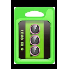Bin1çeşit Galaxy S25 Fe Raze Metal Kamera Lens - Pembe
