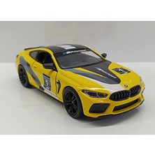 Kinsmart Kinsmart Dianomi Bmw M8 Competition Coupe Sarı 1/38 Model Araba