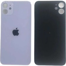 Bin1çeşit Iphone 11 Uyumlu Arka Pil Kapağı (Mor)