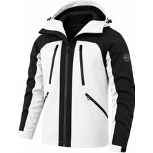 Ghassy Co. Ski Pro Series Kayak Içi Polarlı Rüzgar Geçirmez Su Itici Outdoor Softshell Mont