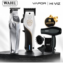 Wahl Vapor Ce Limited Edition Profesyonel Saç Sakal Kesme ve Wahl Hı-Vız Profesyonel Saç Sakal Çizim Hediyeli Set