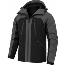 Ghassy Co. Ski Pro Series Kayak Içi Polarlı Rüzgar Geçirmez Su Itici Outdoor Softshell Mont
