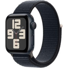 Apple Watch Se Gps 40MM Gece Yarısı Alüminyum Kasa ve Gece Yarısı Spor Loop - Outlet