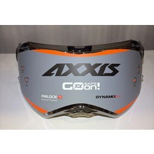 Kask Camı Axxis V-36 Silver Mirror ( Gümüş Ghostfighter 2026)