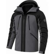 Ghassy Co. Ski Pro Series Kayak Içi Polarlı Rüzgar Geçirmez Su Itici Outdoor Softshell Mont