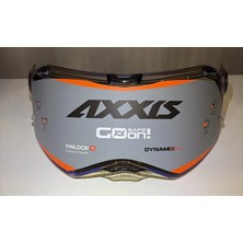 Kask Camı Axxis V-36 Iridiyum Blue ( Mavi Ghostfighter 2026)