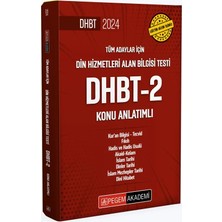 Pegem Akademi Yayıncılık 2026 Tüm Adaylar Için Din Hizmetleri Alan Bilgisi Testi Dhbt-2 Konu Anlatımlı