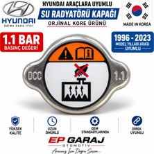 EP Garaj Otomotiv Hyundaı 1.1 Bar Su Radyatörü Kapağı – Orijinal Kore Ürünü