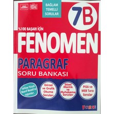 Fenomen Okul Yayınları Fenomen 7. Sınıf Paragraf Soru Bankası 7b