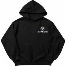 Genosha Bmw M3 Baskılı Oversize Hoodie Kapüşonlu Sweatshirt