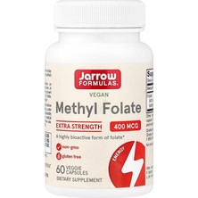Jarrow Formulas Vegan Methyl Folate 400 Mcg 60 Veggie Capsules