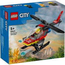 Gees Global 60411 LEGO City Itfaiye Kurtarma Helikopteri 85 Parça +5 Yaş