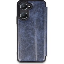 Defne Store Mey Ithalat® Vivo Y18 Kılıf Flip Cover - Lacivert