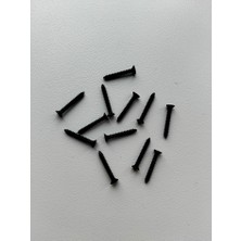 Cenker 2,2X16MM Mini Hobi (Menteşe, Klips) Vidası Siyah (50 Adet)