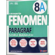 Fenomen Okul Yayınları Fenomen 8. Sınıf Paragraf Soru Bankası 8A