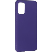 Defne Store Mey Ithalat® Samsung Galaxy S20 Plus Kılıf Nano Içi Kadife Silikon - Mor