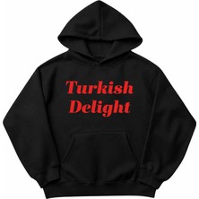 Genosha Turkish Delight Baskılı Oversize Hoodie Kapüşonlu Sweatshirt