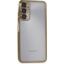 Defne Store Mey Ithalat® Samsung Galaxy A05S Kılıf  Lensli Silikon - Gold