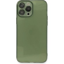 Defne Store Mey Ithalat®  iPhone 13 Pro Kılıf Fly Lens Silikon - Yeşil