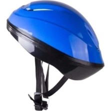 Happy Trend Çocuk Kaskı Paten Bisiklet Kaykay Kask Scooter Kaskı 3-12 Yaş Mavi
