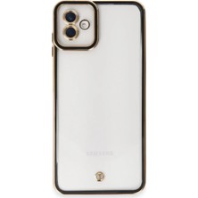 Defne Store Mey Ithalat® Samsung Galaxy A04 Kılıf Liva Lens Silikon - Siyah