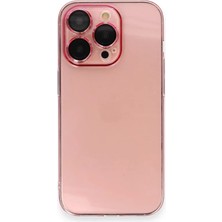 Defne Store Mey Ithalat®  iPhone 14 Pro Kılıf Armada Lensli Kapak - Rose Gold