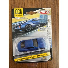 CCA 1/64 2013 Chevrolet Camaro Ss Mavi - Diecast Metal Oyuncak Araba