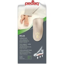 Happy Trend 9PED2TABU000018 127-128 Pedag Relax Rahatlatıcı Ortopedik Tabanlık, 46, Bronz